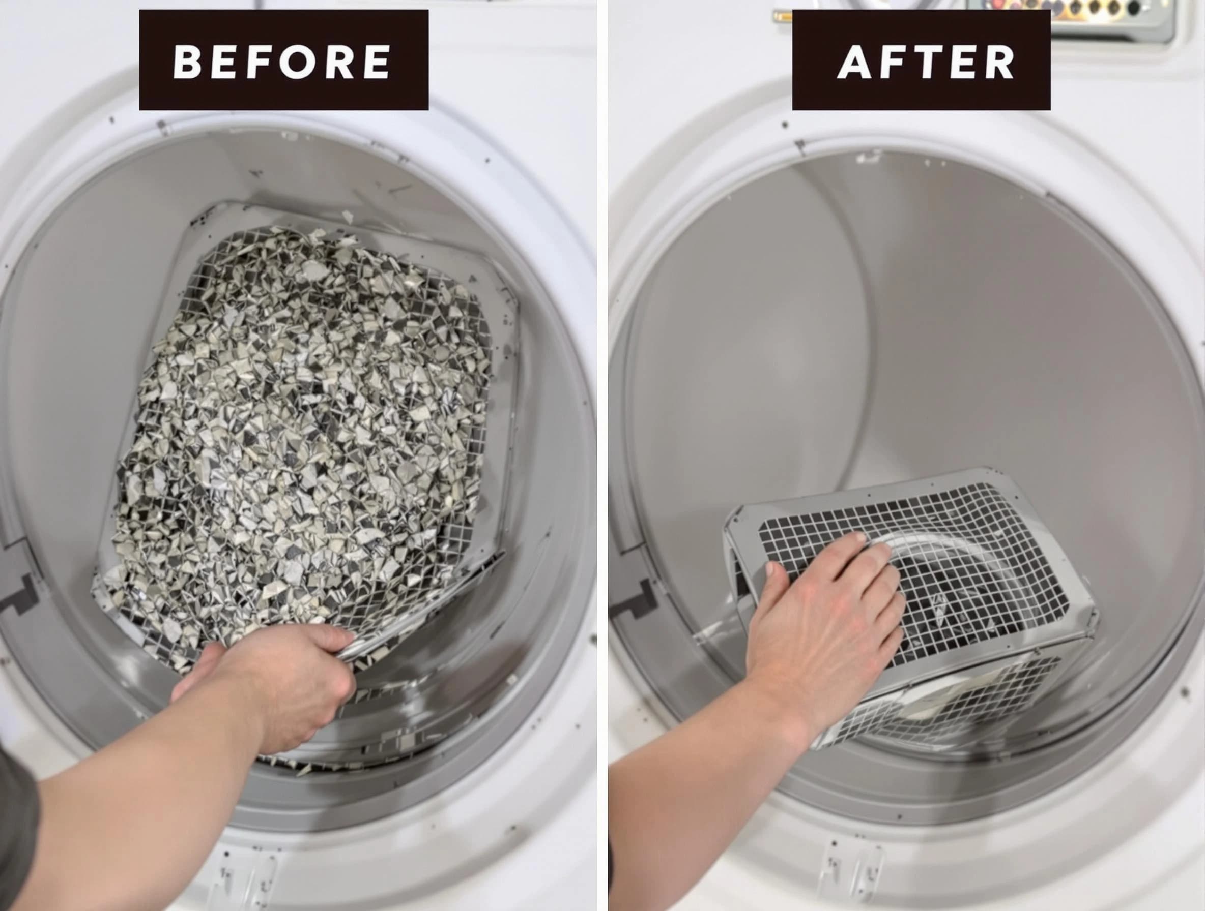 Professional lint trap cleaning by Chamblee Dryer Vent Cleaning in Chamblee