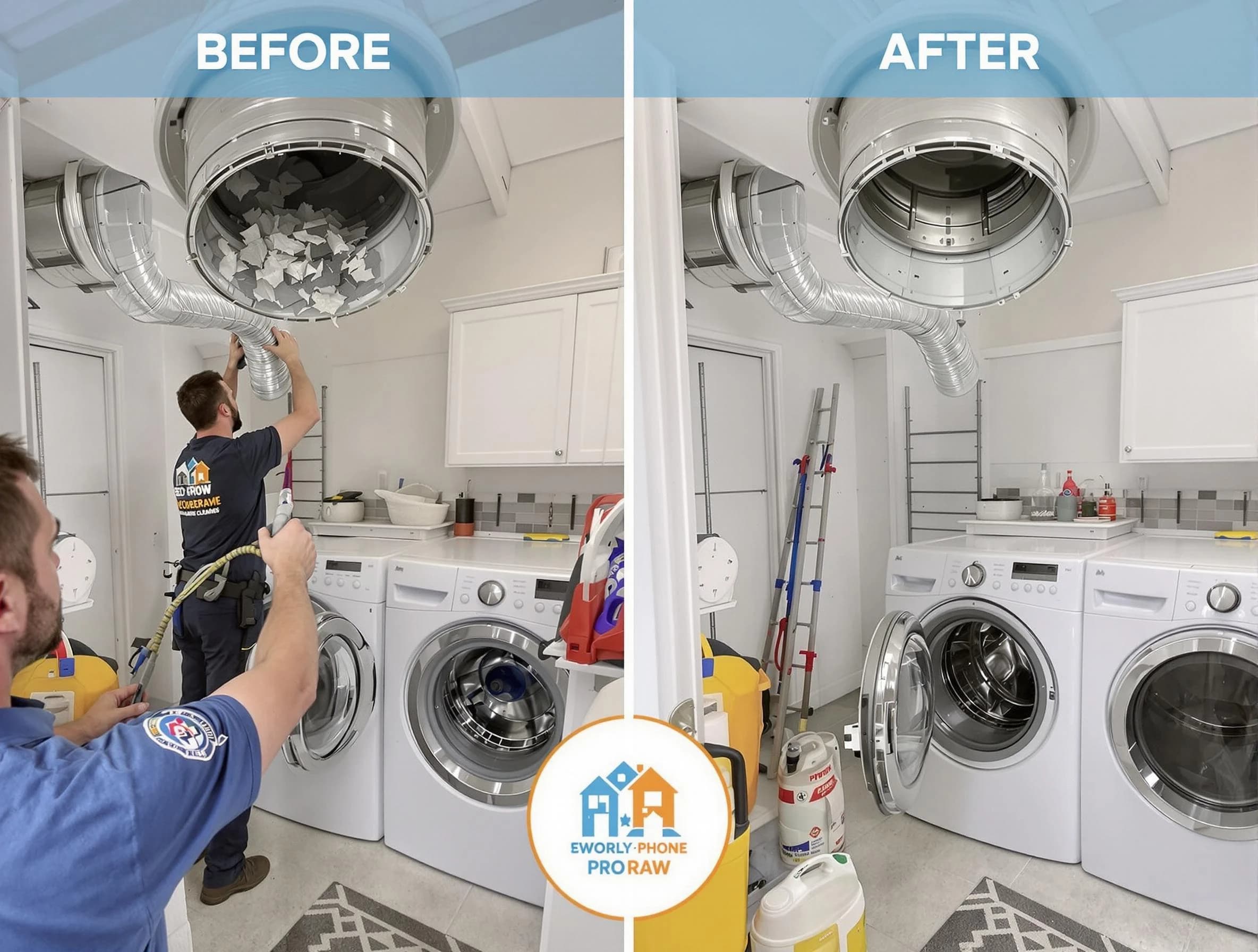 Residential dryer vent cleaning by Chamblee Dryer Vent Cleaning in Chamblee